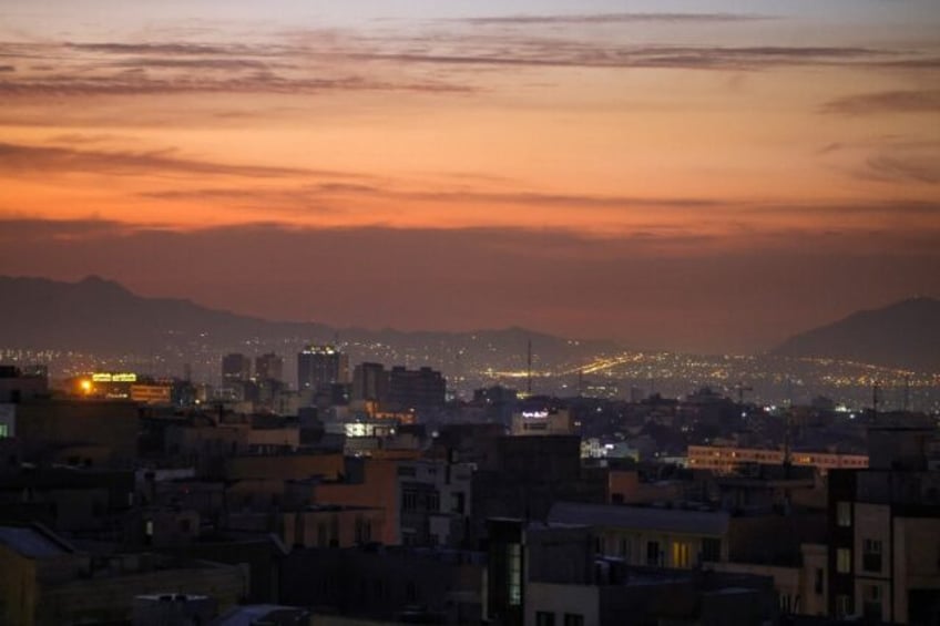 Tehran at dawn after explosions were heard on October 26, 2024