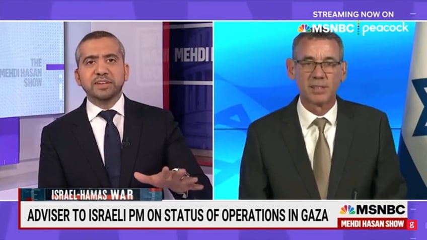 tempers flare on msnbc as mehdi hasan argues with israeli official your government killed children