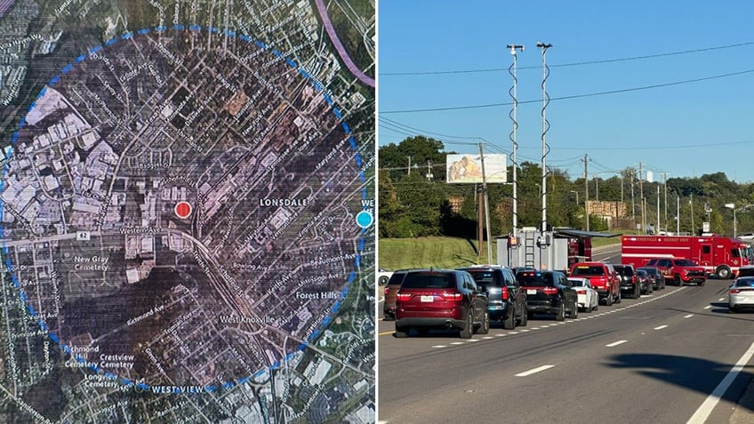 Authoties in Tenneesse near a recycling facility where a box of dynamite was discovered