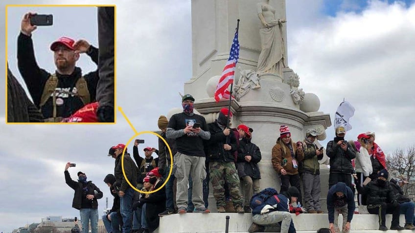 Edward Kelley seen near the U.S. Capitol