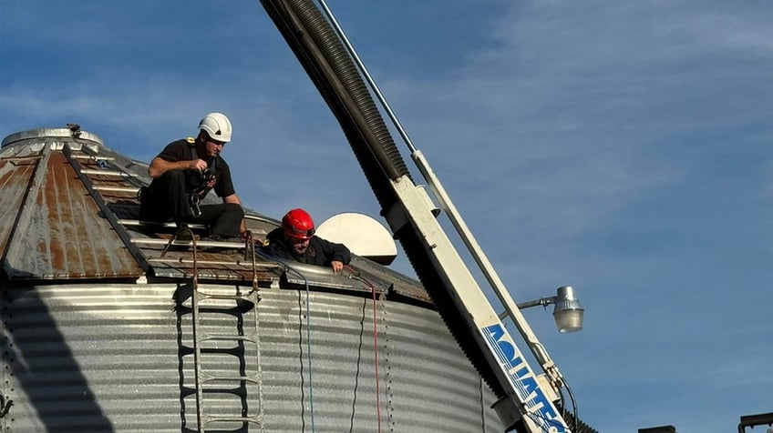 tennessee man who became 90 entrapped in corn grain bin is rescued