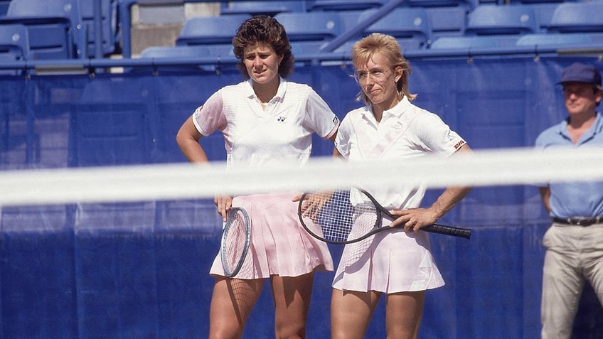 Pam Shriver and Martina Navratilova