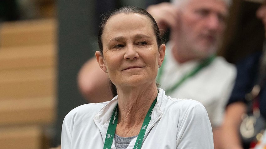 Pam Shriver at Wimbledon