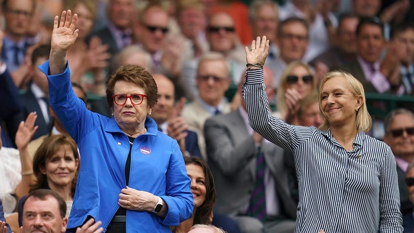 Martina Navratilova and Billie Jean King