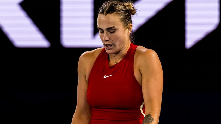 Aryna Sabalenka in the Aussie Open