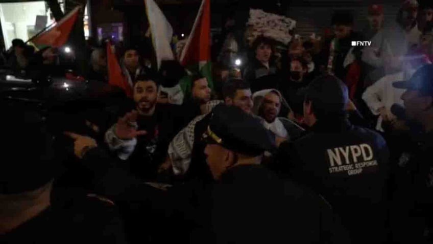 tensions lead to unrest at pro palestinian rallies across us cities