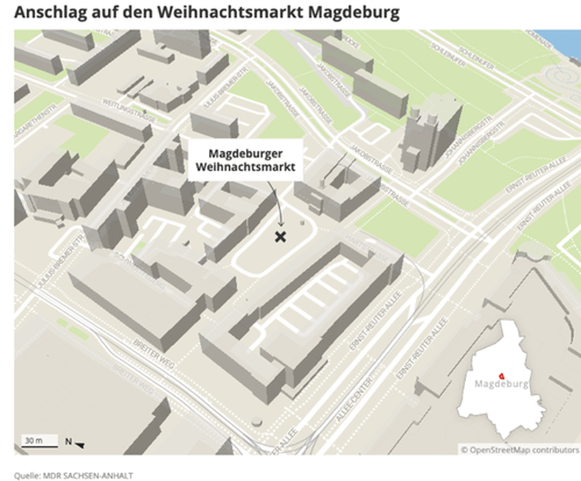 terror or accident car plows into german christmas market