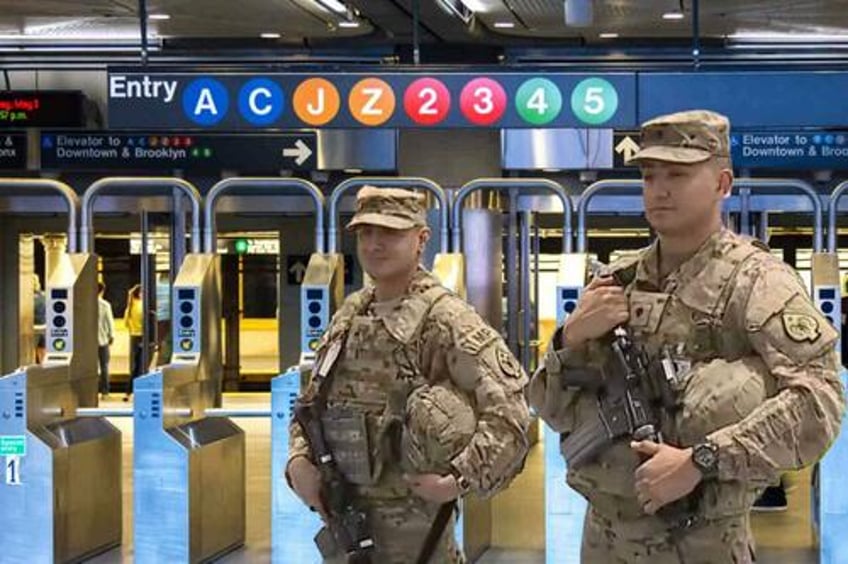 terror threat nyc now deploys largest military presence in subways since 9 11 aftermath