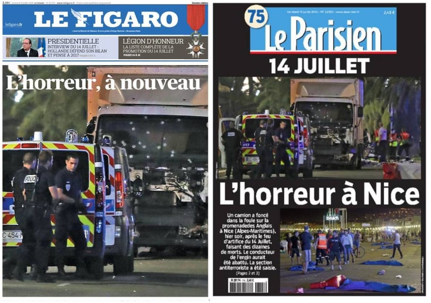 terror truck crashes into crowd celebrating bastille day at least 80 dead