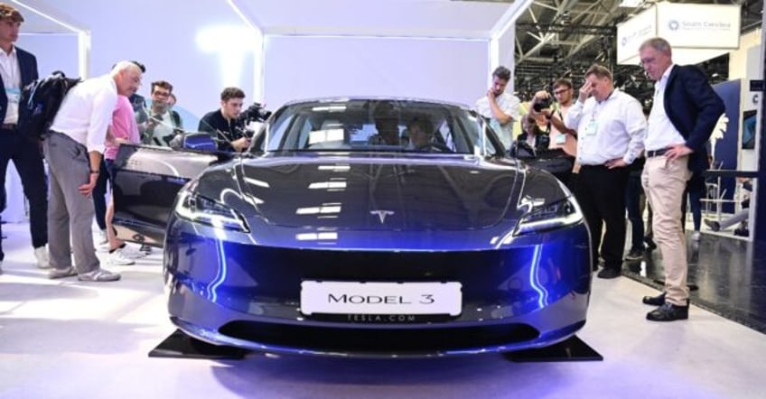 tesla chinese brands take centre stage at munich car show