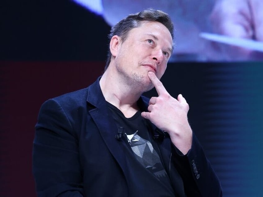 Elon Musk lost in thought