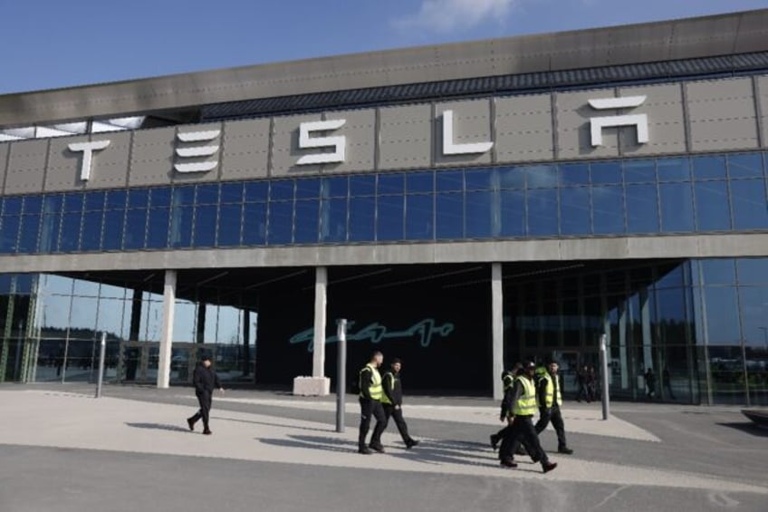 A suspected arson attack of power infrastructure impacted production at Tesla's German pla