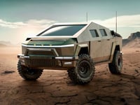 Tesla's Cybertruck gets military makeover with tactical twist