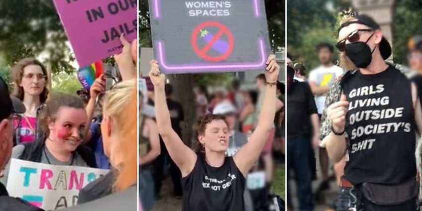 texas activist who clashed with unhinged trans protesters says women must be brave time to stand up