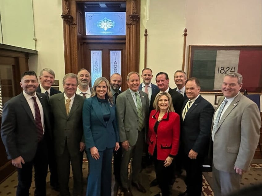 Paxton with House Members (Texas State Rep. Keresa Richardson)