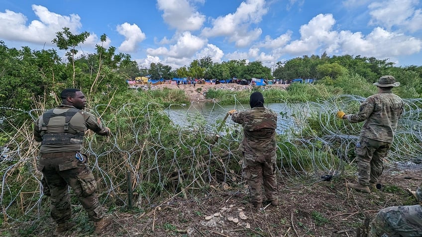 texas ag paxton sues biden admin over cutting of razor wire at southern border this is illegal