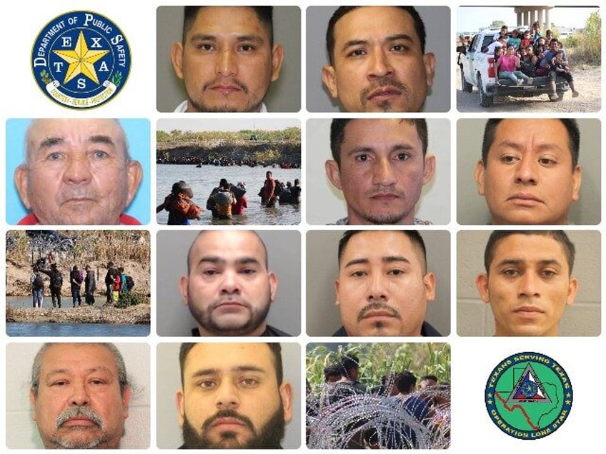Texas 10 Most Wanted Criminal Illegal Immigrants (Photos: Texas DPS and Breitbart Texas)