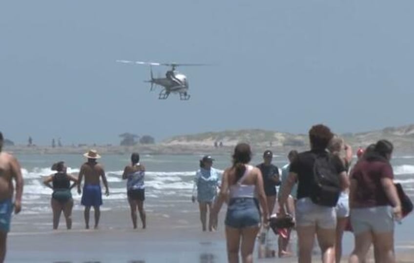 texas beach terrorized by shark 4 people attacked within two hour span