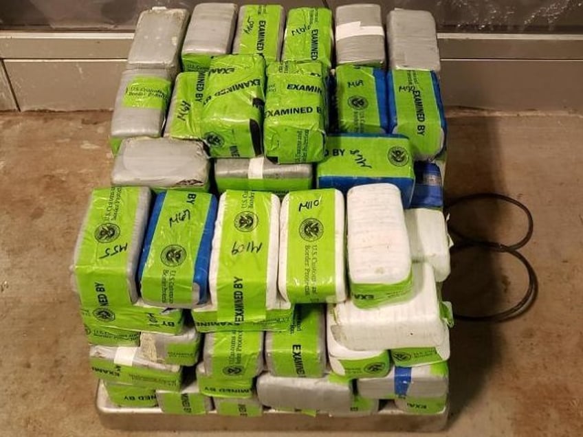 CBP officers in South Texas seized nearly $3 million in methamphetamine and heroin and a U