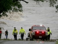 Texas flood survivor forced to break through window, cling to meter box for hours to stay alive