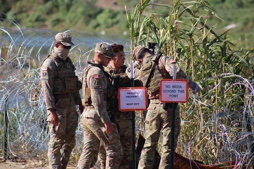 texas guardsmen disciplined for cutting razor wire on border to save lives says source