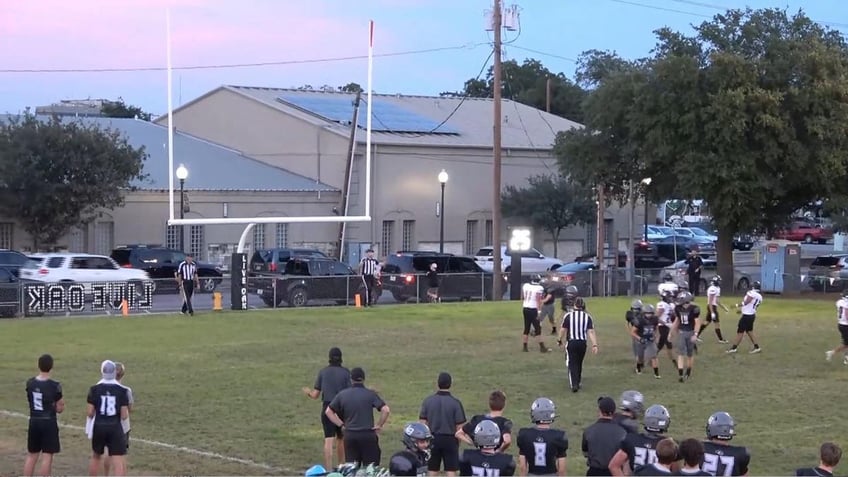 texas high school football game sees incredible catch one in a million pat kick