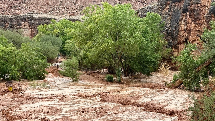 flash flood at Grand Canyon National Park