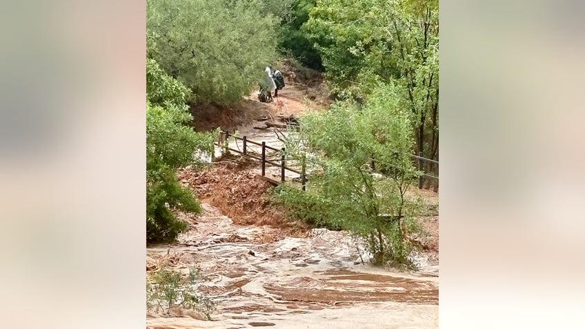 flash flood at Grand Canyon National Park