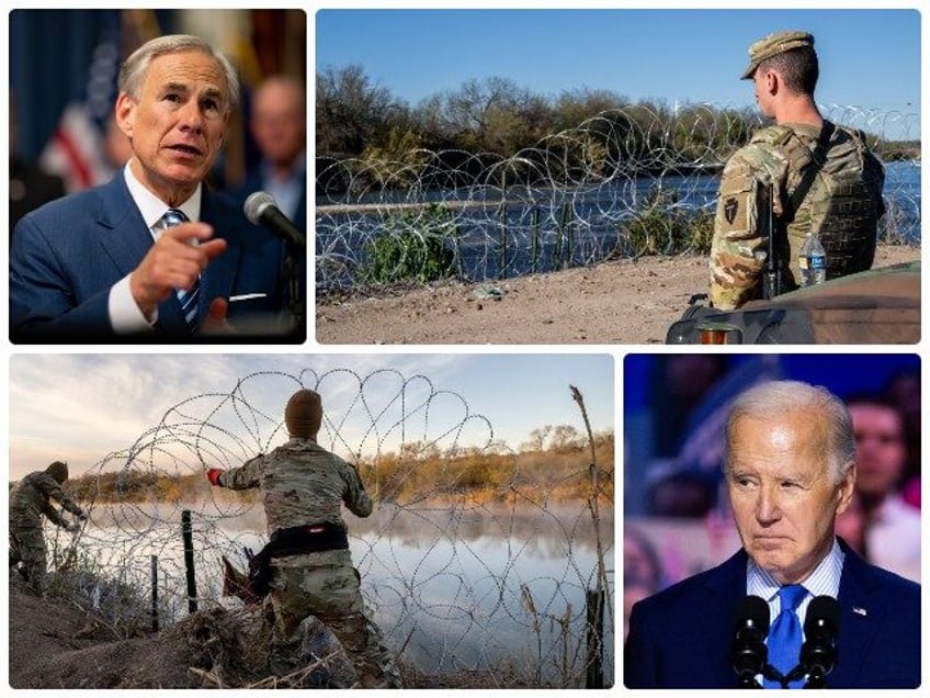 Texas Defies 2nd Demand from Biden Administration to remove razor wire in Shelby Park. (Ge