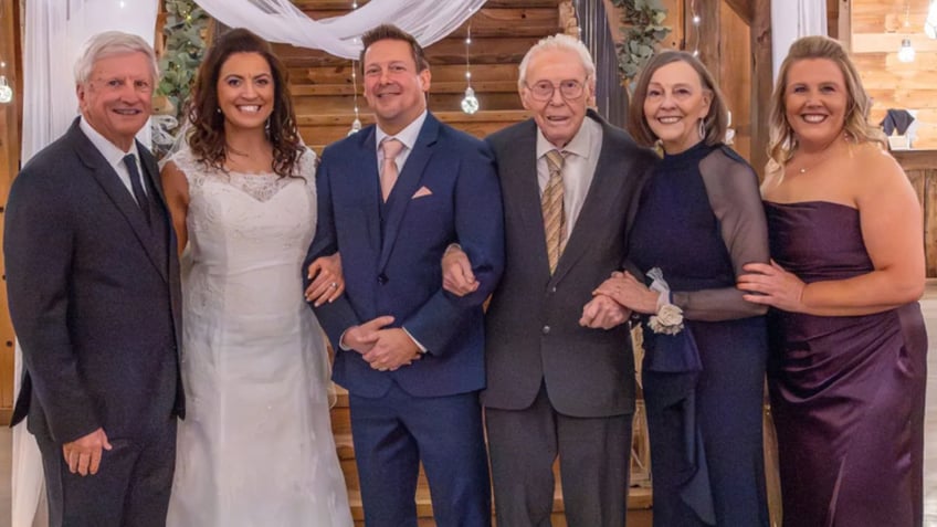 Biser at granddaughter's wedding in 2023