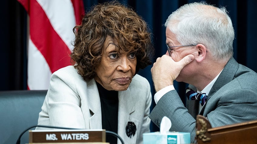 Rep. Maxine Waters and Rep. Patrick McHenry