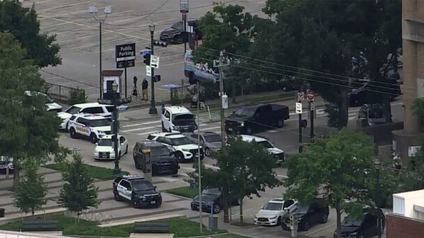 Police respond to crime scene in Houston