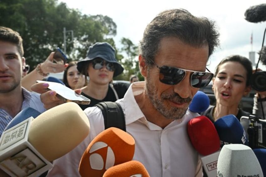 Spanish actor Rodolfo Sancho arrives at court in Kow Samui in April to attend the trial of