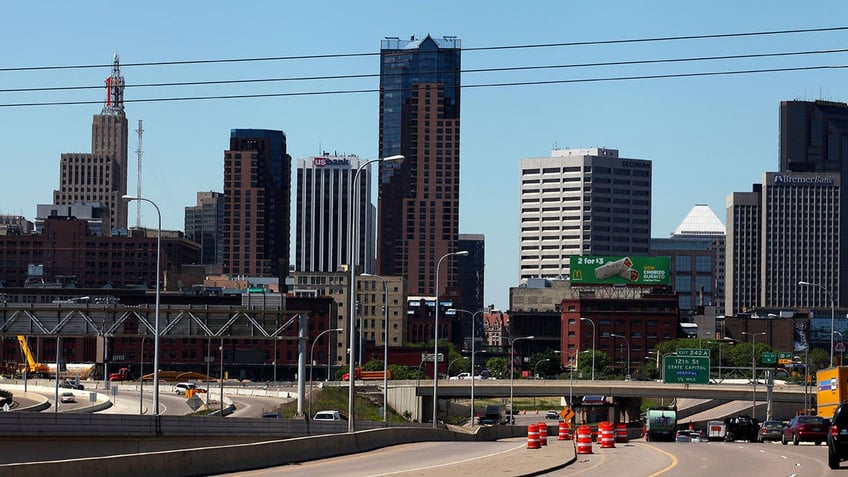 skyline for St. Paul, Minn.