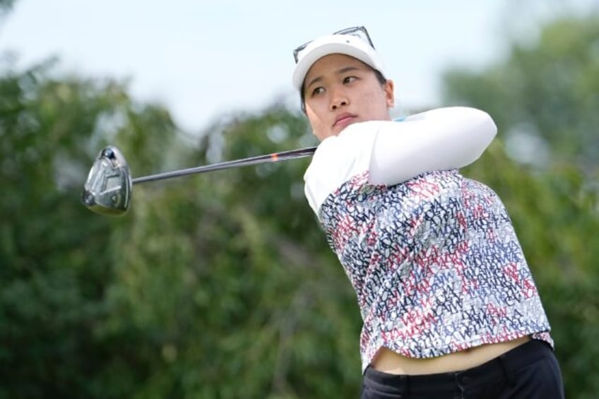 Chanettee Wannasaen of Thailand fired a five-under par 66 to seize a three-stroke lead aft