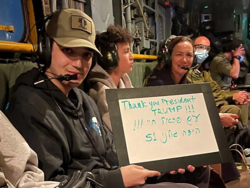 Thank you Trump (IDF Spokesperson via Times of Israel)