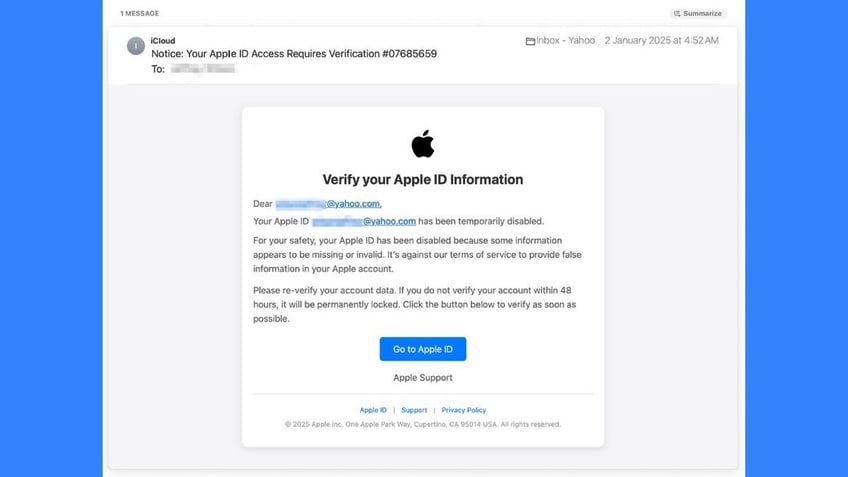 apple id scam 1