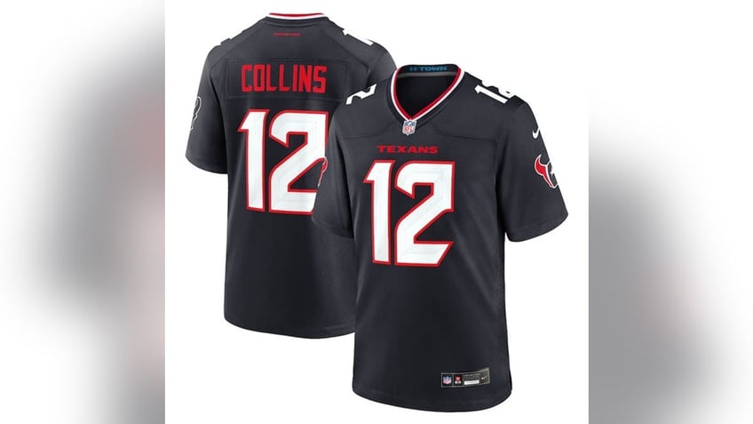 Choose from three different colors for this Nico Collins Texans jersey.