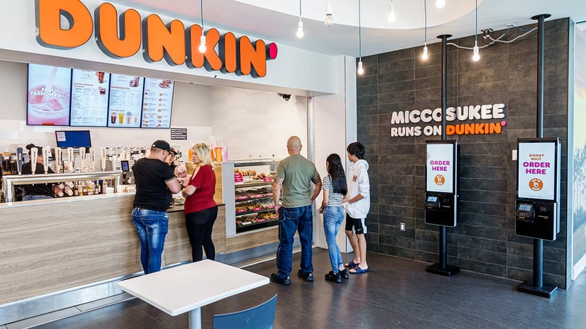 Dunkin' in a service plaza