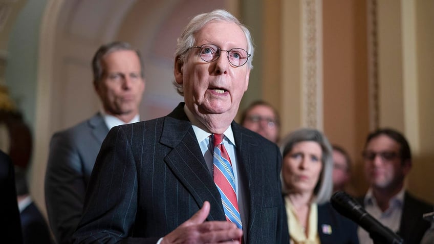 Mitch McConnell, closeup shot