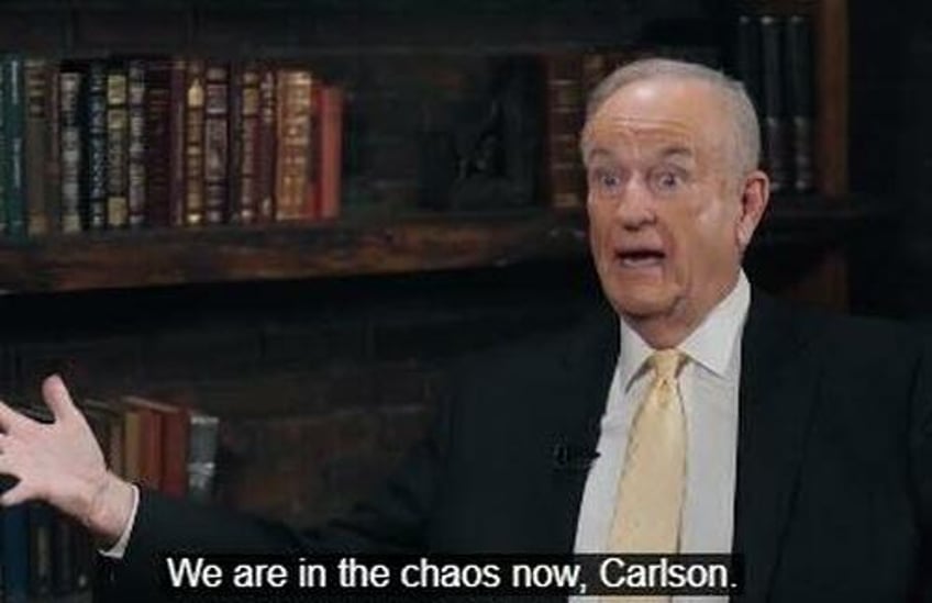 the american people know the fix is in oreilly warns carlson we are in the age of disorder now