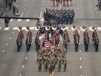 The Army turns 250. Trump turns 79. Cue funnel cakes, festive bling, military might — and protest