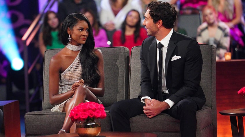 Joey Graziadei and Charity Lawson on "The Bachelorette"