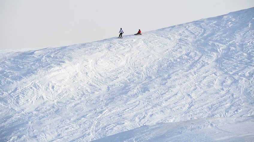 Queenstown, New Zealand snow boarder