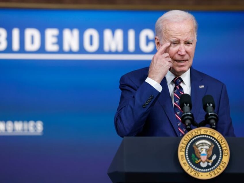 WASHINGTON, DC - OCTOBER 23: U.S. President Joe Biden speaks during an event at the South