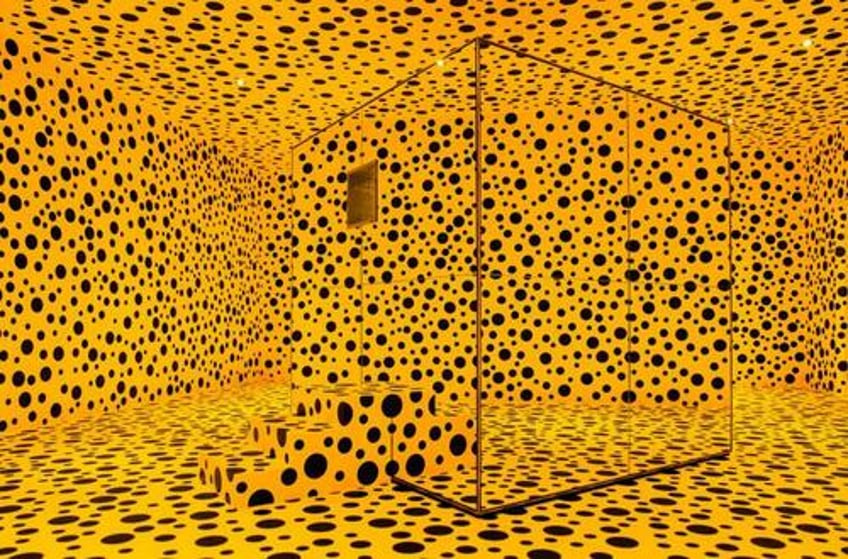 the feds dot plot will look like a meaningless infinite polka dot installation