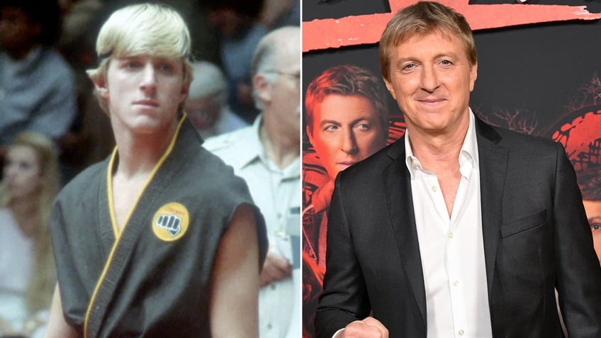 William Zabka then and now split