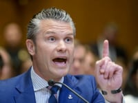 The Latest: Hegseth taking questions as Trump demands Iran’s surrender to Israel