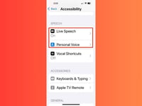 The life-changing benefits of Apple's Personal Voice and Live Speech