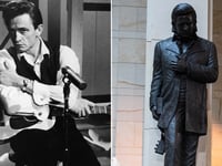 The Man In Black: Johnny Cash statue unveiled in the Capitol